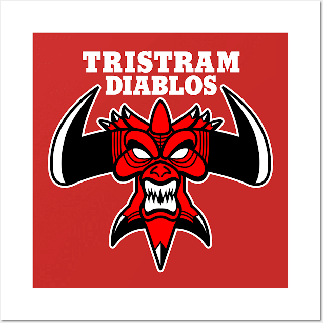 Tristram Diablos II Wall Art by demonigote